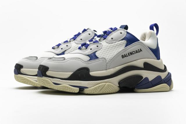 B Triple S Black Blue Violet 490672 W09O5 1005