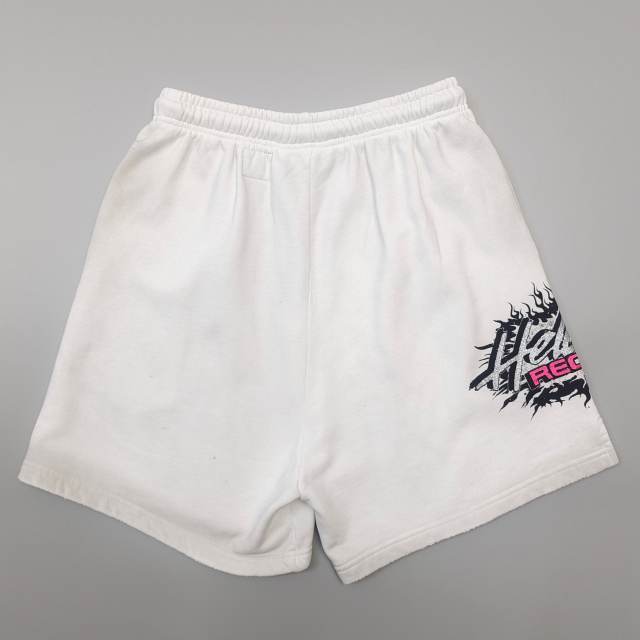 1:1 quality Hellstar Noise Portrait Print Shorts with NFC tag
