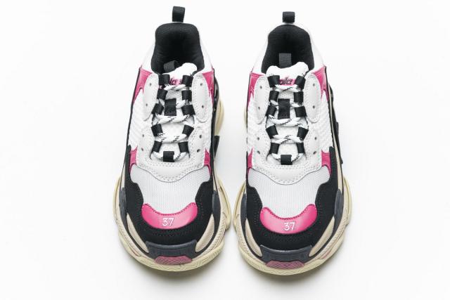 B Triple S Black Pink 483513 W06E8 8080