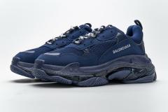 B Triple S Clear Sole Navy 541624 W09O1 4107