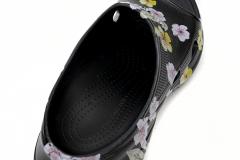 B x Crocs Pool Slide Sandals Grey Flower 677389W1S8G6556