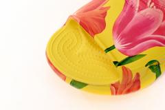 B x Crocs Pool Slide Sandals Tulip Print Multi 677389W1S8F7053
