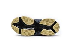 B Triple S Black Yellow Pink 490672 W09O5 9035