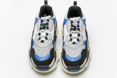 B Triple S Black Grey Blue 541624 W06E2 7080