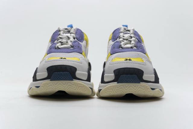 B Triple S Black Grey Blue 541624 W06E2 7282