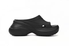 B x Crocs Pool Slide Sandals Black 677386W1S8E1000