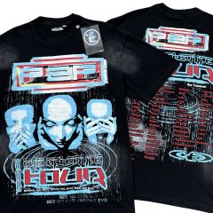 Hellstar Speak No Evil Quote Portrait Print Washed Version Tee