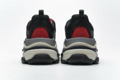B Triple S Black Red Grey 483513 W06E1 1006