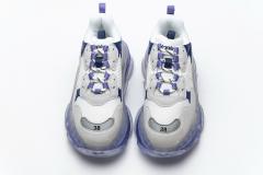 B Triple S White Purple 544351 W09E1 1322