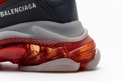 B Triple S Grey Red 544351 W09O1 2262