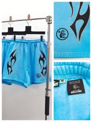 1:1 quality Hellstar frayed hems Shorts with NFC tag
