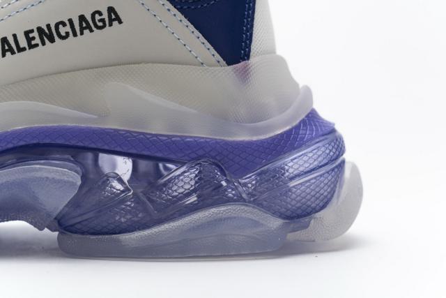 B Triple S White Purple 544351 W09E1 1322