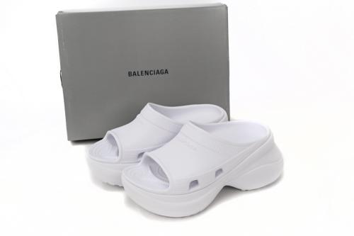 B x Crocs Pool Slide Sandals White 677389W1S8E9000