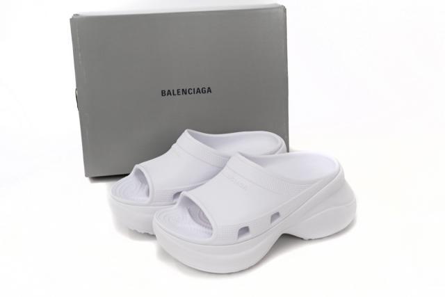 B x Crocs Pool Slide Sandals White 677389W1S8E9000