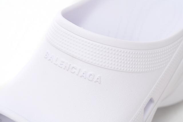 B x Crocs Pool Slide Sandals White 677389W1S8E9000