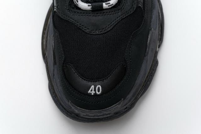 B Triple S Clear Sole Black 541624 W09O1 1000