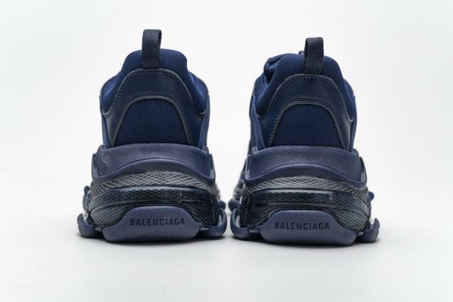 B Triple S Clear Sole Navy 541624 W09O1 4107