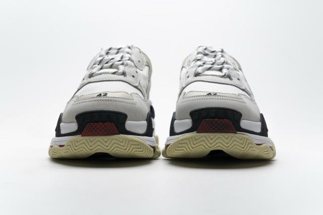 B Triple S White Dark Grey Red 541624 W06E2 1790
