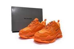 B Triple S Clear Sole Orange