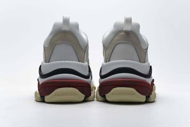 B Triple S White Dark Grey Red 541624 W06E2 1790