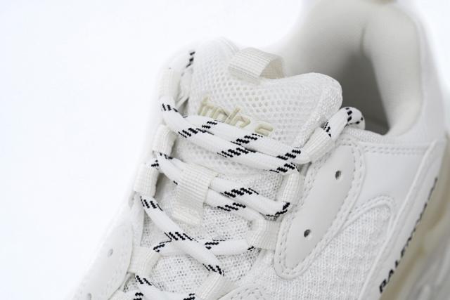 B Triple S Clear Sole White 541624 W09E1 9000