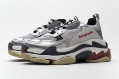 B Triple S Grey Silver 541624 W06E2 7320