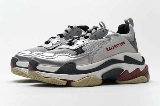 B Triple S Grey Silver 541624 W06E2 7320