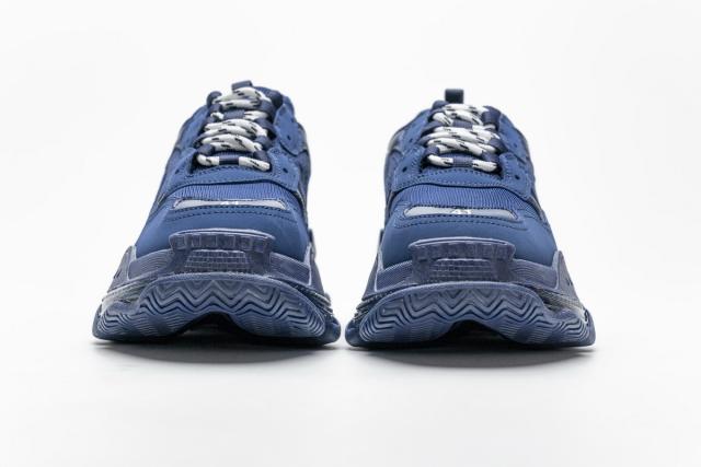 B Triple S Clear Sole Navy 541624 W09O1 4107