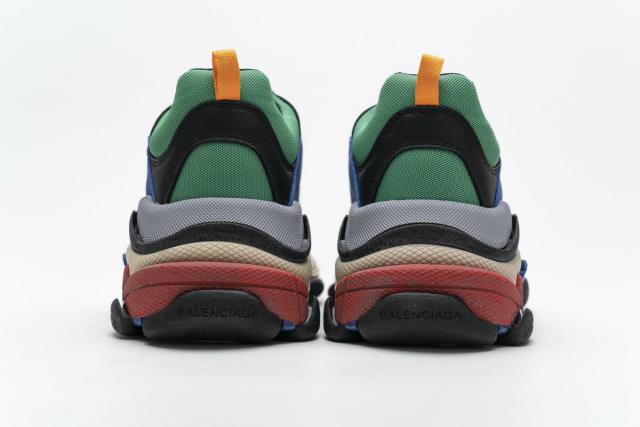 B Triple S Green Red 490672 W09O5 1068