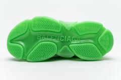 B Triple S Neon Green Clear Sole 544351 W09OL 3801