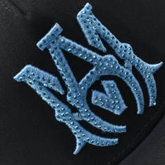 Amir* Hot Drill Embroidery Logo Mesh Cap 4 colors