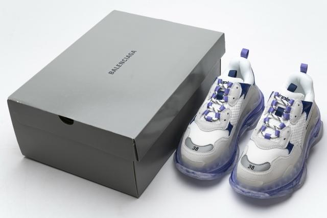B Triple S White Purple 544351 W09E1 1322