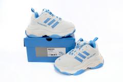 A  x B Triple S White And Blue 712764 W2ZB3 9040