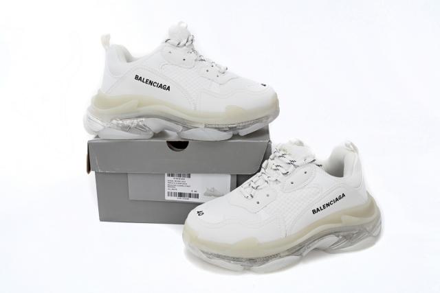 B Triple S Clear Sole White 541624 W09E1 9000