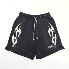1:1 quality Hellstar Splash Ink Print Shorts with NFC tag