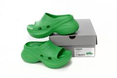 B x Crocs Pool Slide Sandals Green 677386W1S8E3033