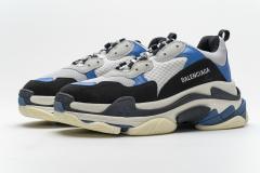 B Triple S Black Grey Blue 541624 W06E2 7080