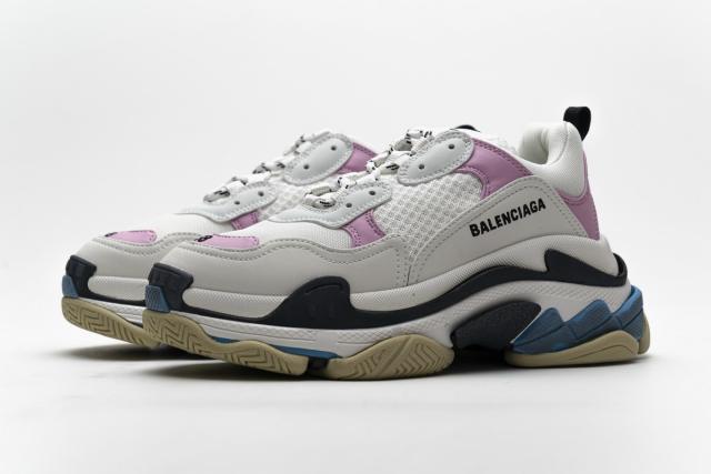 B Triple S Blue Pink 541624 W06E2 7352
