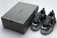 B Triple S Black Grey Silver 483546 W06F1 0841