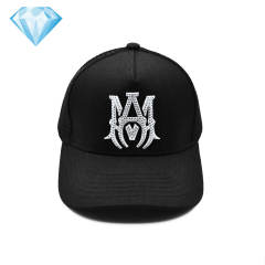 Amir* Hot Drill Embroidery Logo Mesh Cap 4 colors