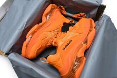 B Triple S Clear Sole Orange