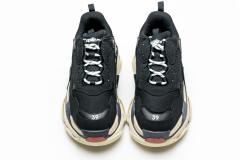 B Triple S Black White Red 483513 W06E1 1000