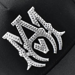 Amir* Hot Drill Embroidery Logo Mesh Cap 4 colors