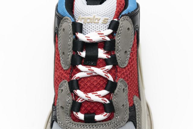 B Triple S Blue Red 483513 W06E3 4365