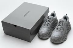 B Triple S Allover Logo Gray 536737 W2FA1 1210