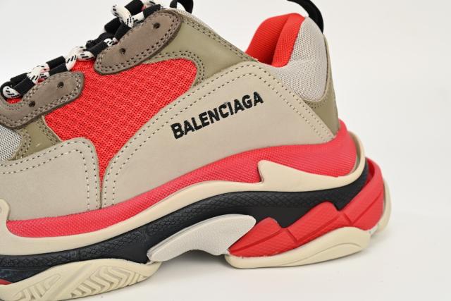 B Triple S Red White Dark Grey 541624 W06E2 1863