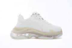 B Triple S Clear Sole White 541624 W09E1 9000