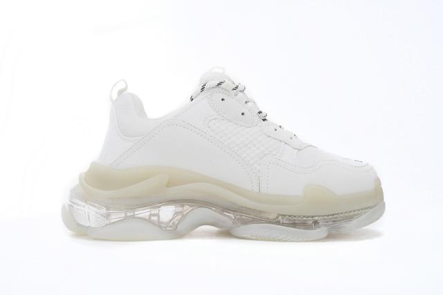 B Triple S Clear Sole White 541624 W09E1 9000
