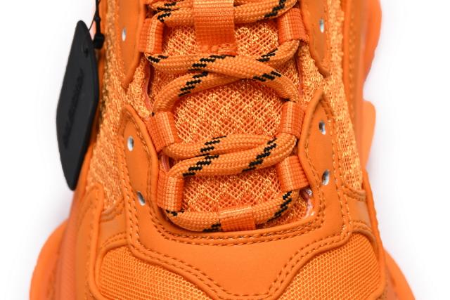 B Triple S Clear Sole Orange