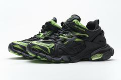 B Track.2 Sneaker Black Green 568615 W2GN1 1012